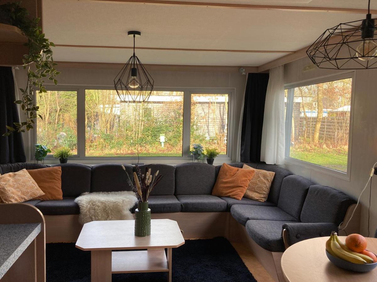 Chalet 'T Rijsterbos Op Camping Met Zwembad! Villa Dış mekan fotoğraf